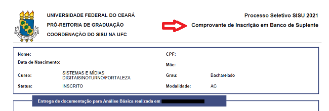 UFC lista de espera sisu 2015