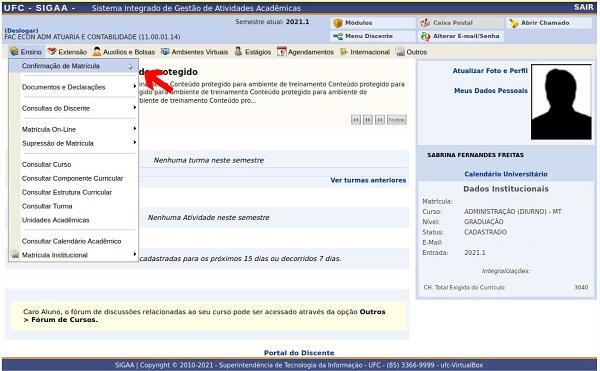 Sisu 2023: sétima chamada de matrícula nos cursos de Direito e